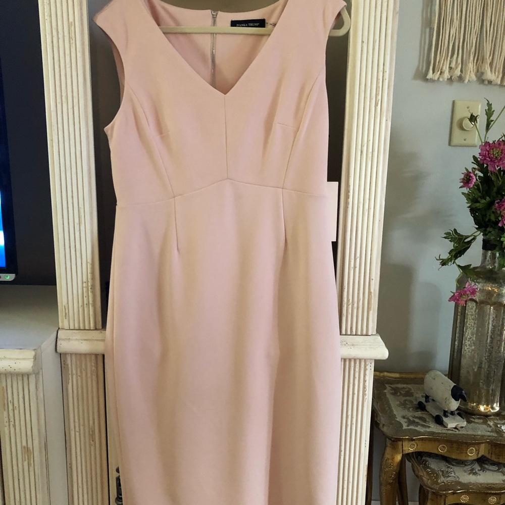 NWT Beautiful Blush Ivanka Trump sleeveless dress.
